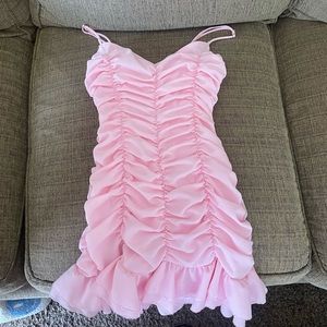 Lucy in the sky pink dress. Size 0. Never been worn.